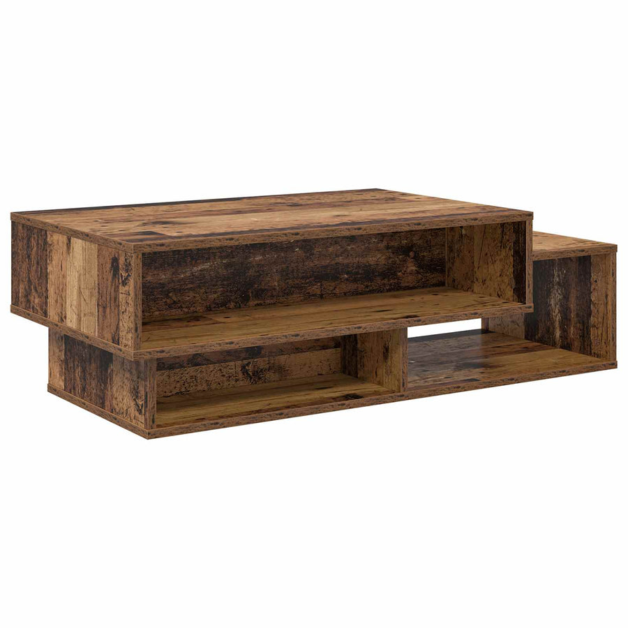 Salontafel Oudhout 105 x 50 x 32,5 cm Bewerkt hout