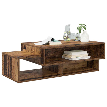 Salontafel Oudhout 105 x 50 x 32,5 cm Bewerkt hout
