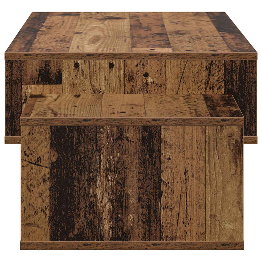Salontafel Oudhout 105 x 50 x 32,5 cm Bewerkt hout