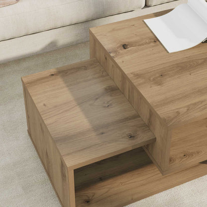 Salontafel Artisan Eiken 105 x 50 x 32,5 cm Bewerkt hout