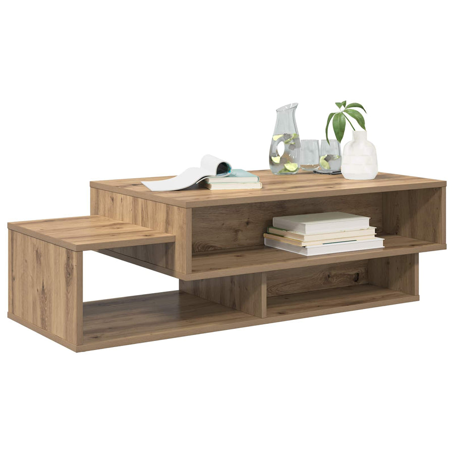 Salontafel Artisan Eiken 105 x 50 x 32,5 cm Bewerkt hout