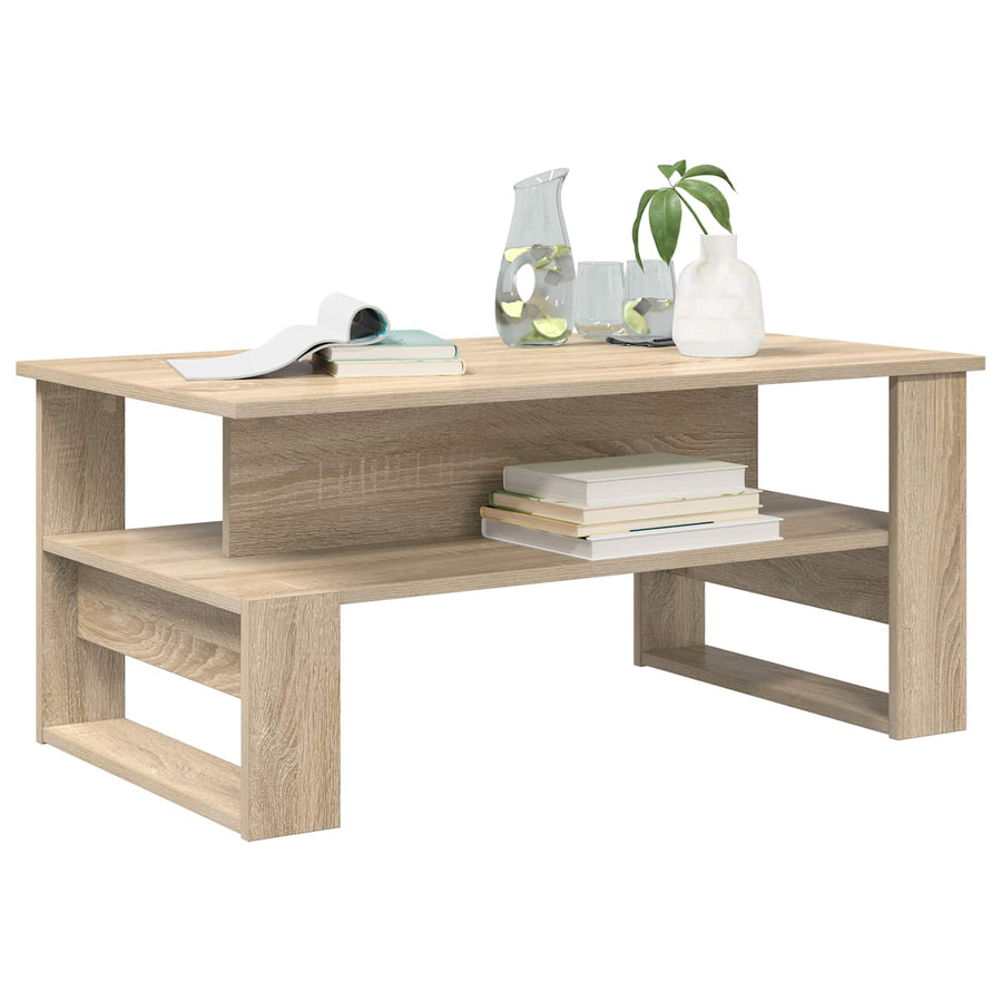 Salontafel Sonoma Eiken 90 x 50 x 40 cm Bewerkt hout