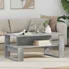 Coffee Table Concrete Grey 90 x 50 x 40 cm Engineered Wood