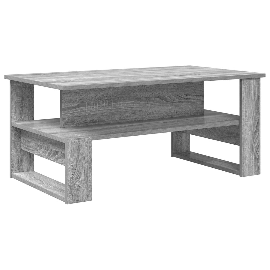 Salontafel Grijs Sonoma 90 x 50 x 40 cm Bewerkt hout