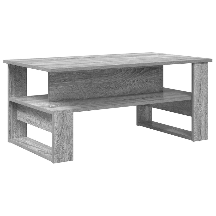 Salontafel Grijs Sonoma 90 x 50 x 40 cm Bewerkt hout