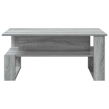 Salontafel Grijs Sonoma 90 x 50 x 40 cm Bewerkt hout