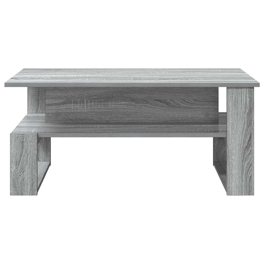 Salontafel Grijs Sonoma 90 x 50 x 40 cm Bewerkt hout