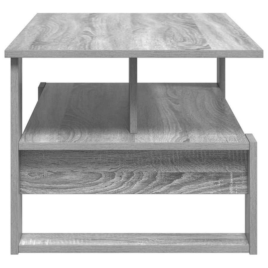 Salontafel Grijs Sonoma 90 x 50 x 40 cm Bewerkt hout