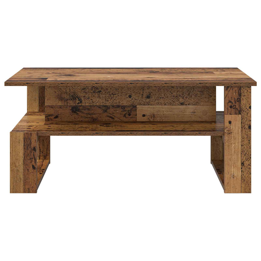 Salontafel Oudhout 90 x 50 x 40 cm Bewerkt hout