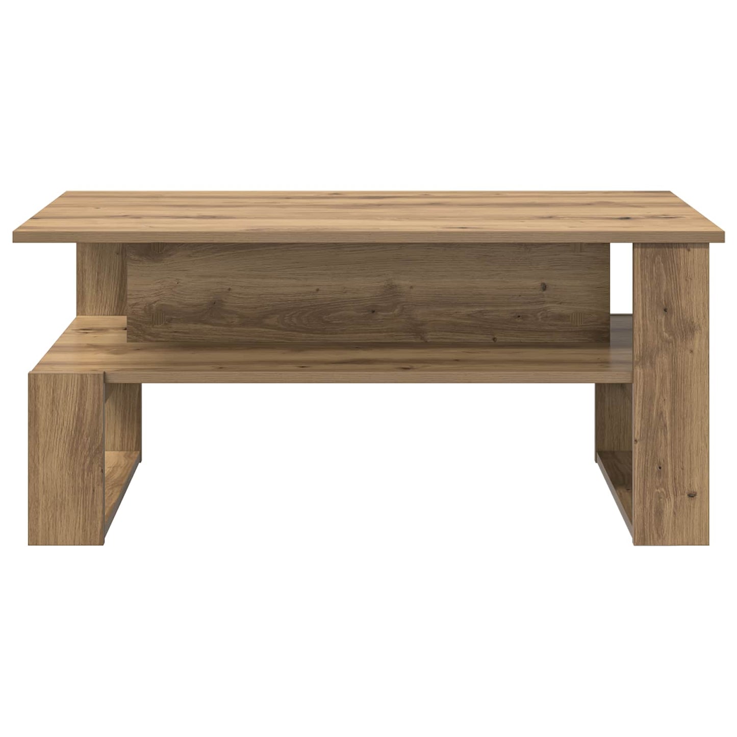 Salontafel Artisan Eiken 90 x 50 x 40 cm Bewerkt hout