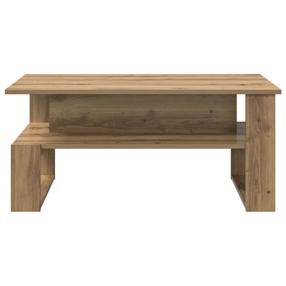 Salontafel Artisan Eiken 90 x 50 x 40 cm Bewerkt hout