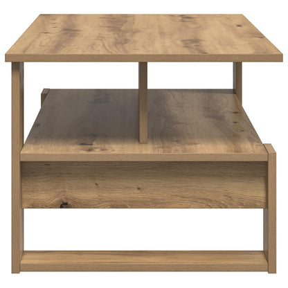 Salontafel Artisan Eiken 90 x 50 x 40 cm Bewerkt hout