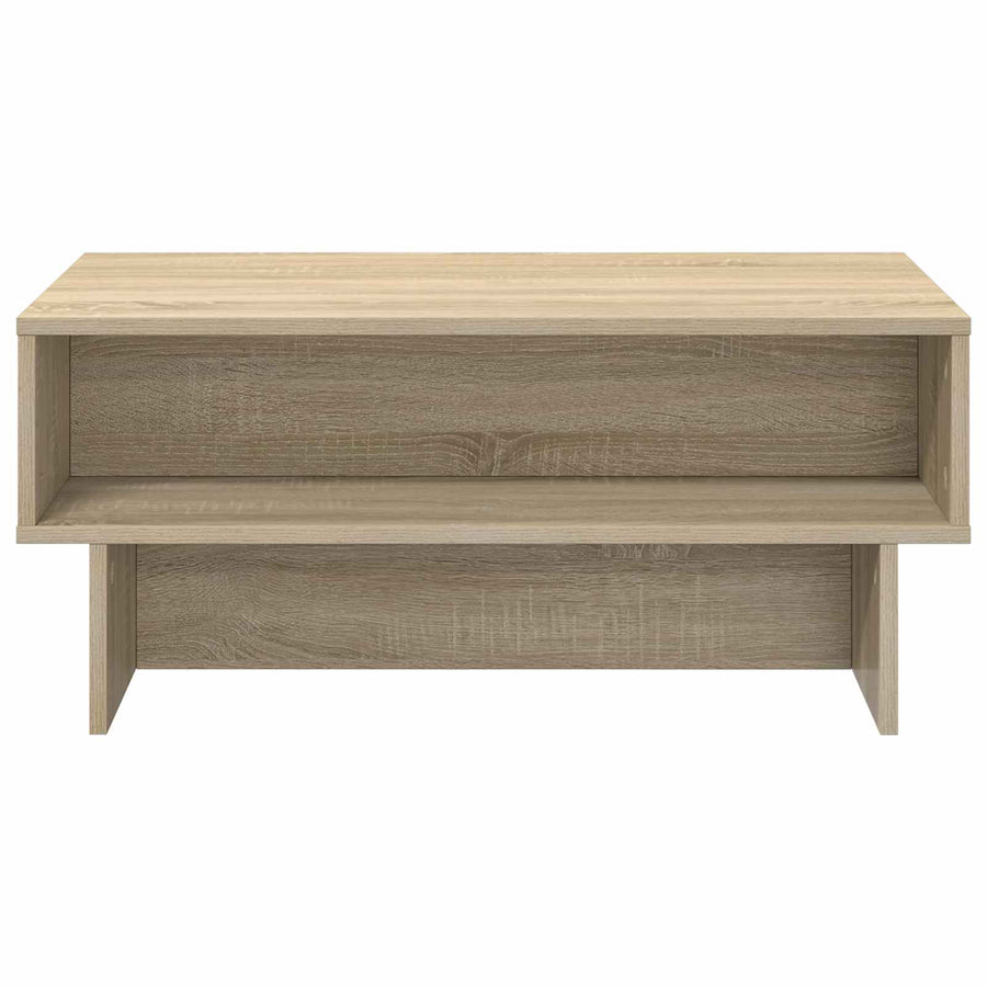 Salontafel Sonoma Eiken 80 x 46 x 35 cm Bewerkt hout