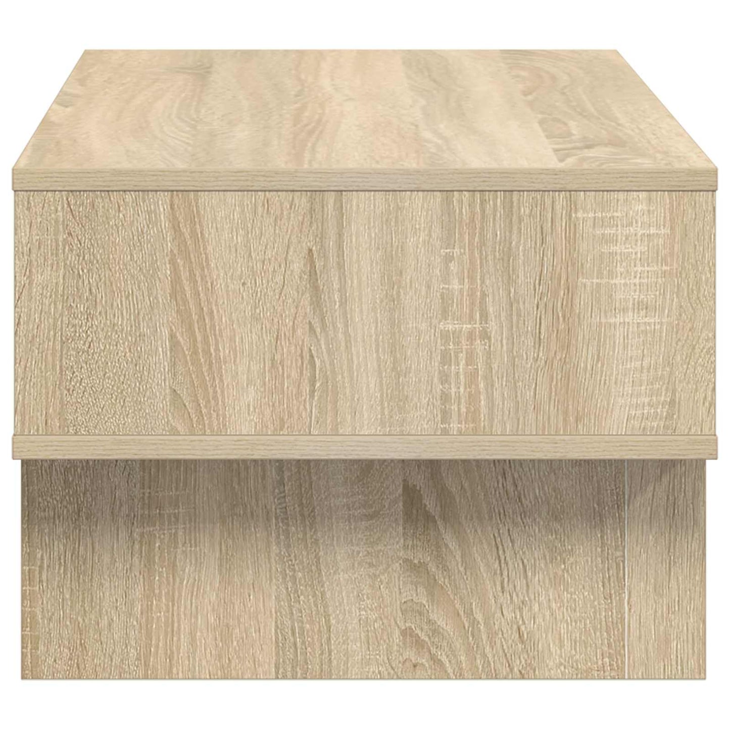 Salontafel Sonoma Eiken 80 x 46 x 35 cm Bewerkt hout