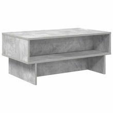 Salontafel Beton Grijs 80 x 46 x 35 cm Bewerkt hout