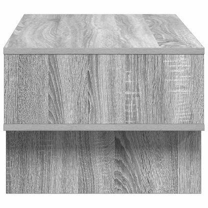 Salontafel Grijs Sonoma 80 x 46 x 35 cm Bewerkt hout