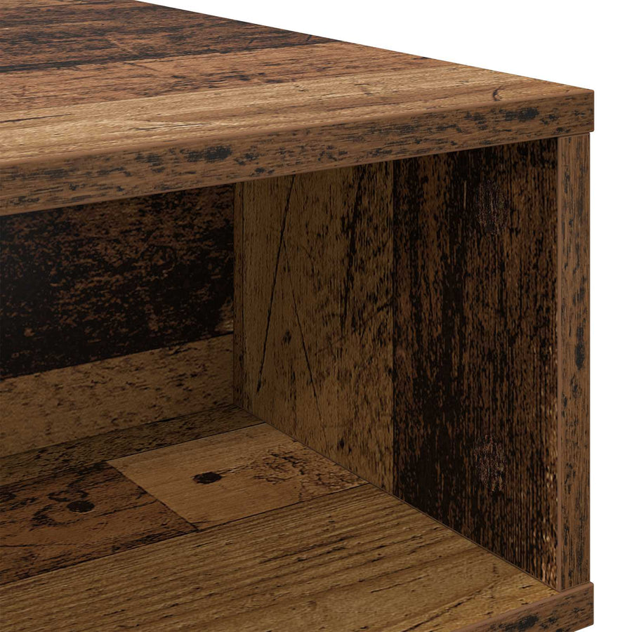 Salontafel Oudhout 80 x 46 x 35 cm Bewerkt hout