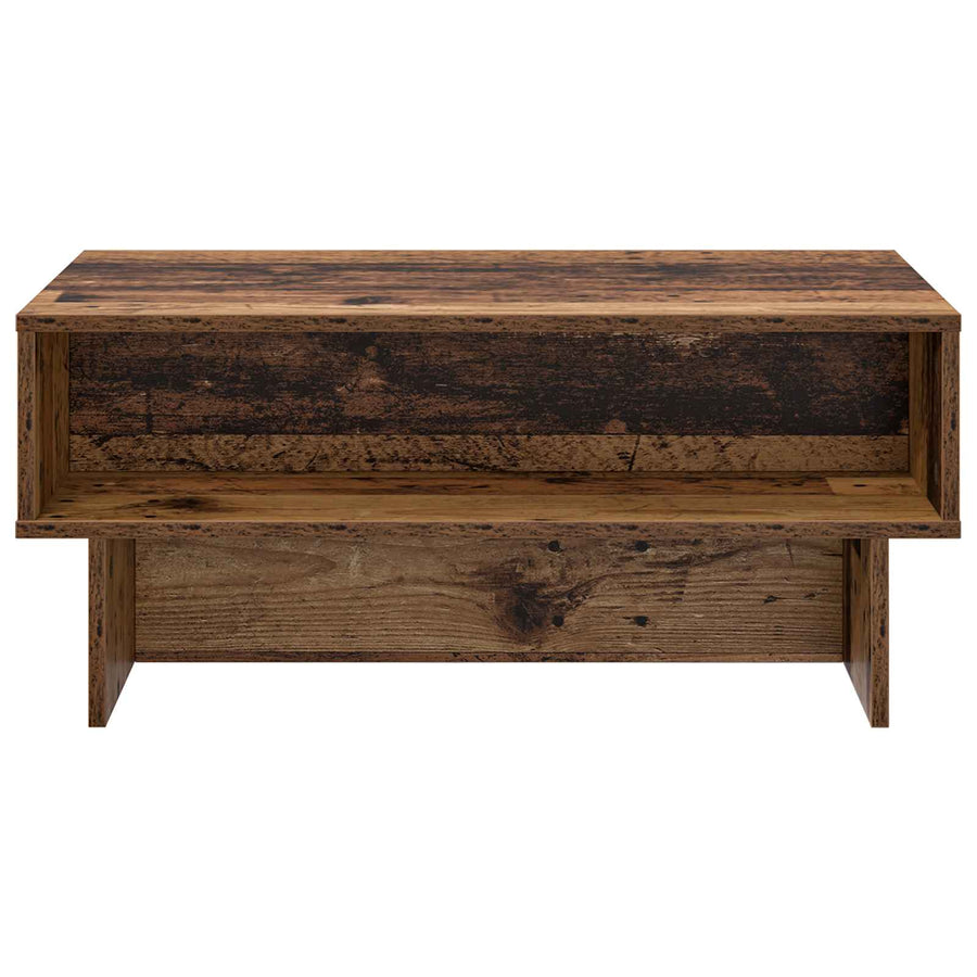 Salontafel Oudhout 80 x 46 x 35 cm Bewerkt hout