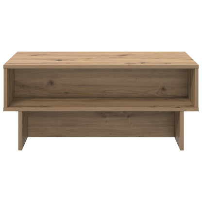 Salontafel Artisan Eiken 80 x 46 x 35 cm Bewerkt hout