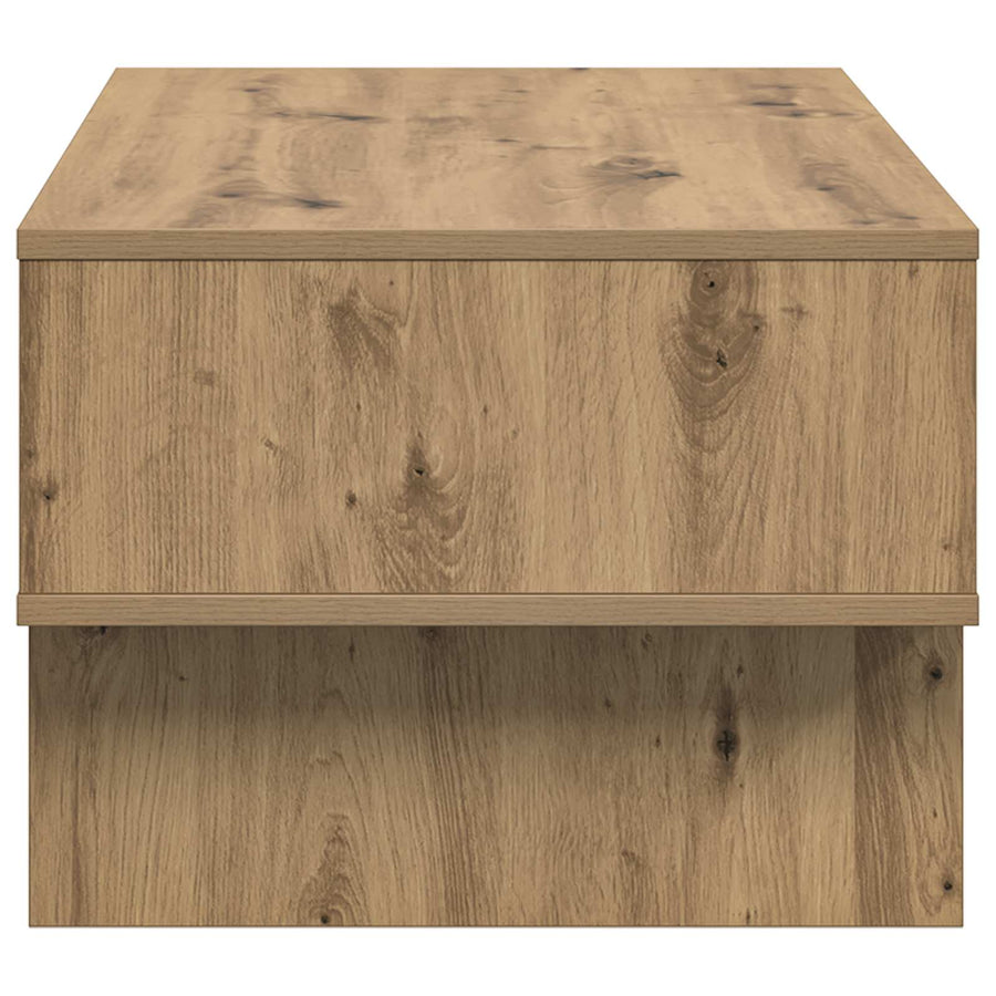 Salontafel Artisan Eiken 80 x 46 x 35 cm Bewerkt hout