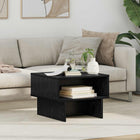 Coffee Table Black Oak 48 x 46 x 35 cm Engineered Wood