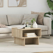 Salontafel Sonoma eiken 48x46x35 cm bewerkt hout