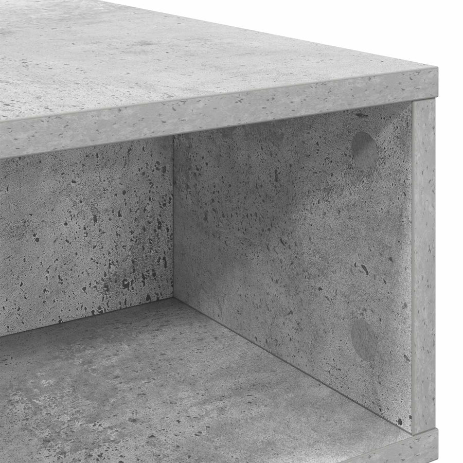 Salontafel Beton Grijs 48 x 46 x 35 cm Bewerkt hout
