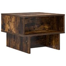 Salontafel Gerookt eiken 48 x 46 x 35 cm Bewerkt hout