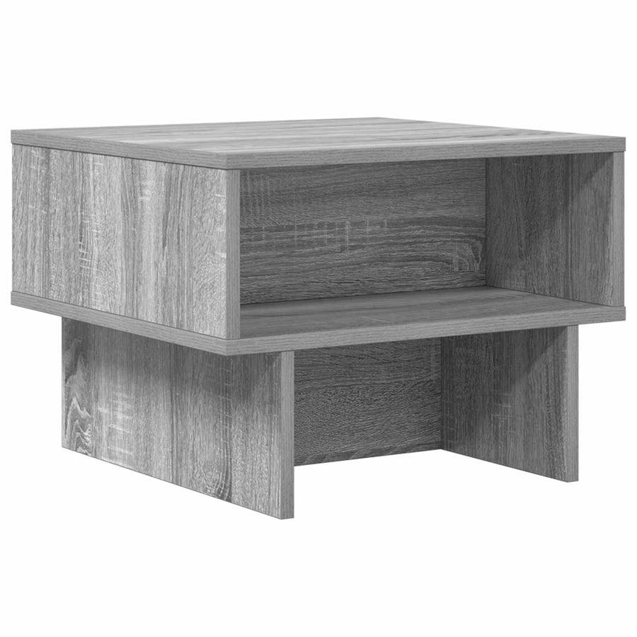 Salontafel Grijs Sonoma 48 x 46 x 35 cm Bewerkt hout