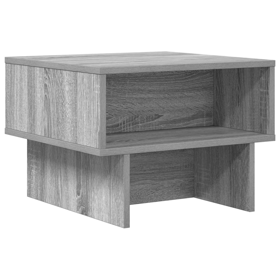 Salontafel Grijs Sonoma 48 x 46 x 35 cm Bewerkt hout