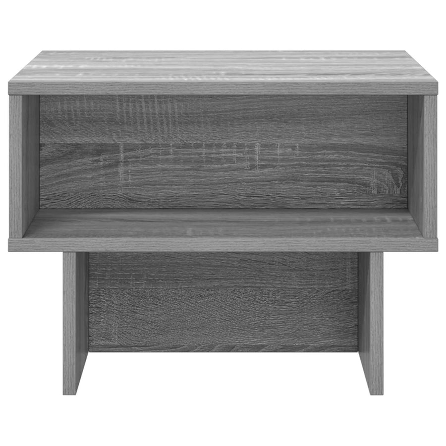 Salontafel Grijs Sonoma 48 x 46 x 35 cm Bewerkt hout