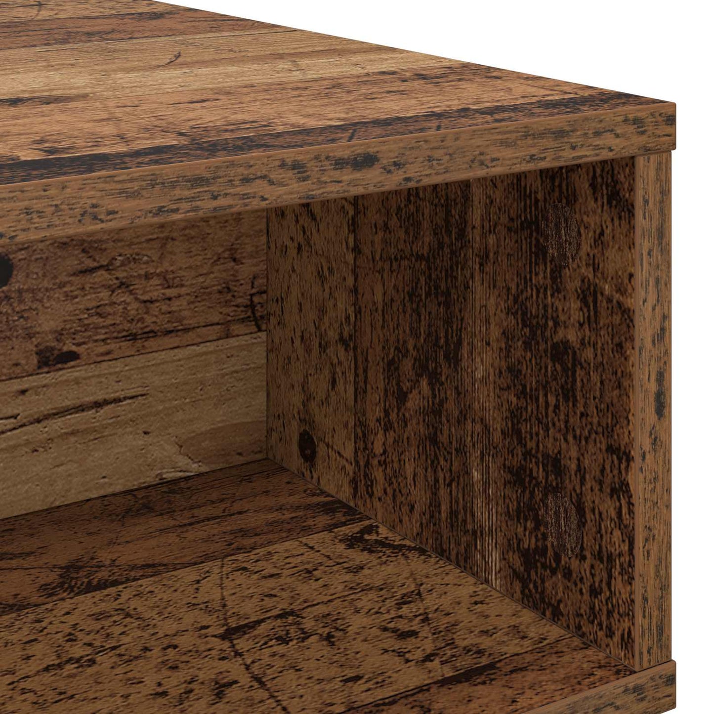 Salontafel Oudhout 48 x 46 x 35 cm Bewerkt hout