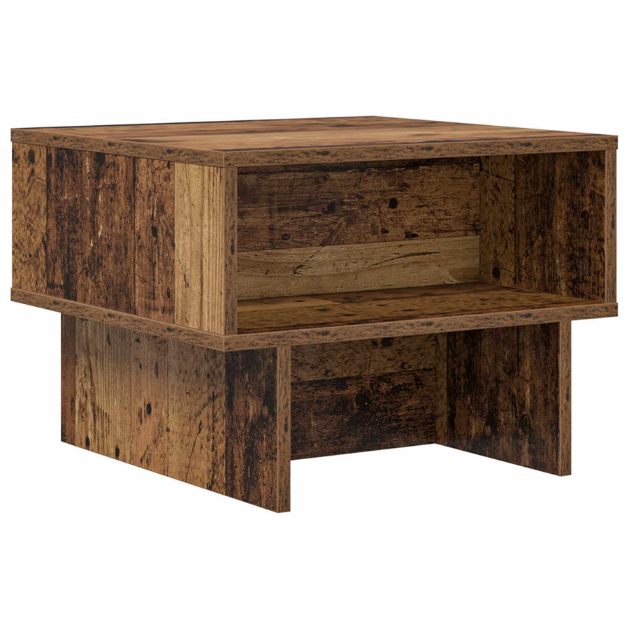 Salontafel Oudhout 48 x 46 x 35 cm Bewerkt hout