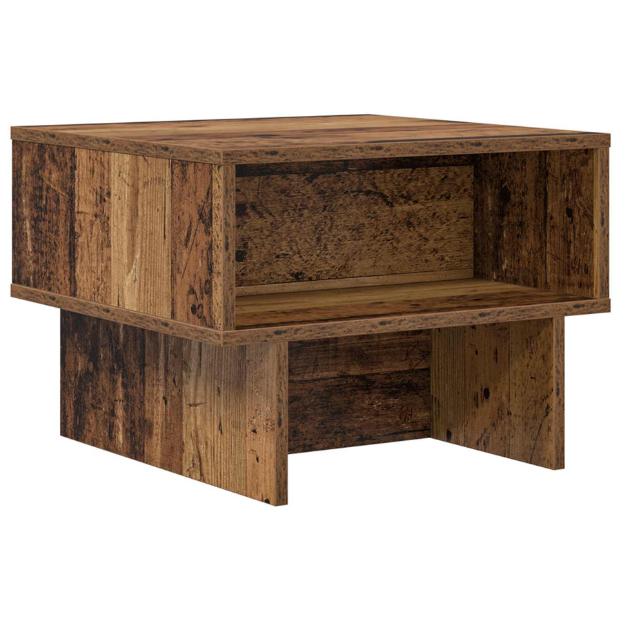 Salontafel Oudhout 48 x 46 x 35 cm Bewerkt hout