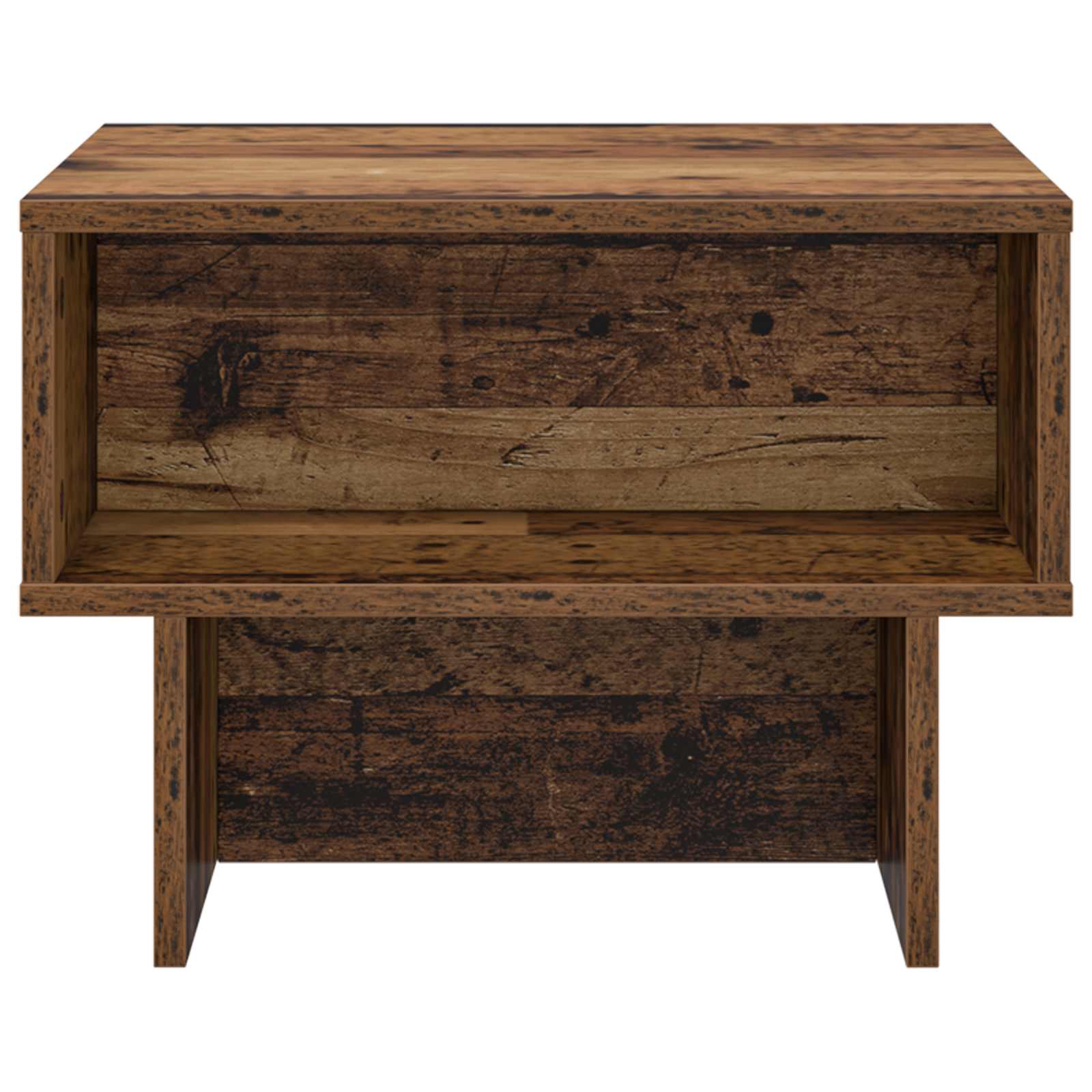 Salontafel Oudhout 48 x 46 x 35 cm Bewerkt hout