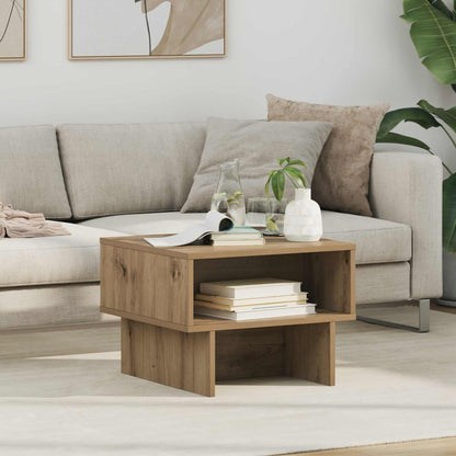 Salontafel Artisan Eiken 48 x 46 x 35 cm Bewerkt hout