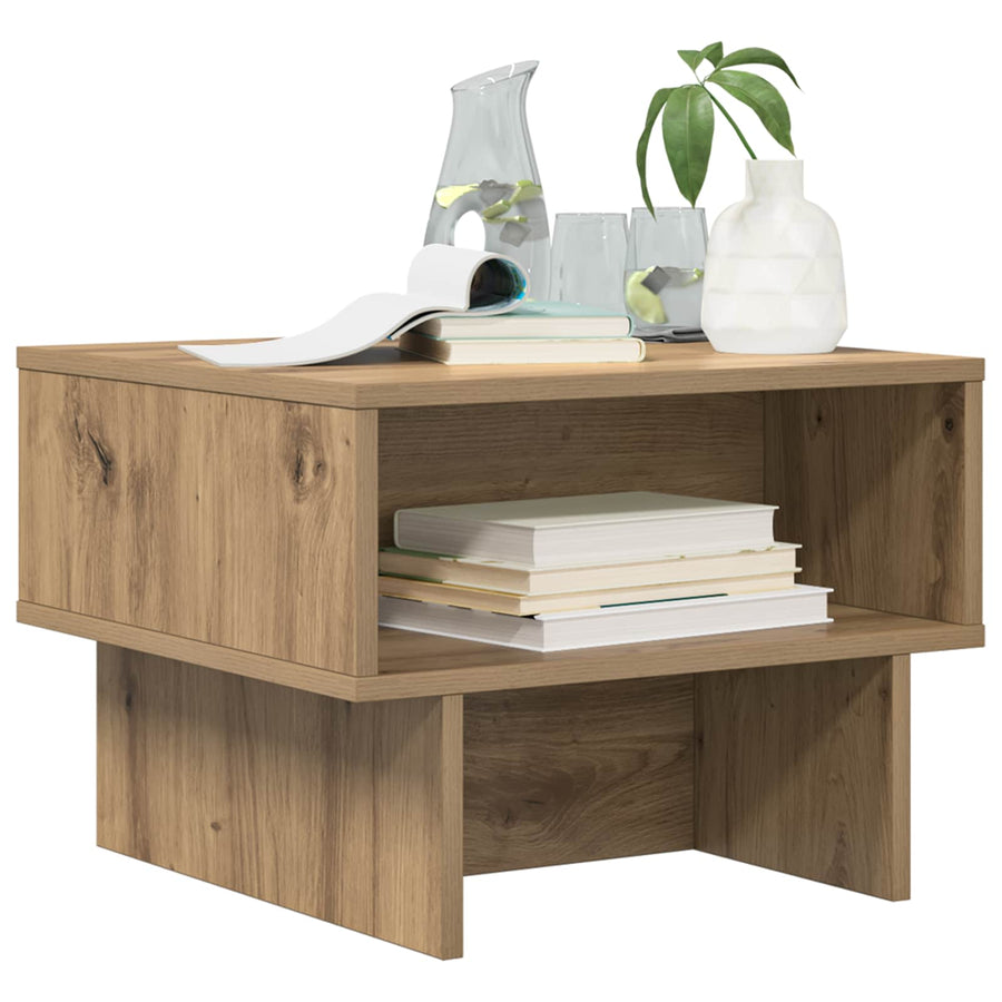 Salontafel Artisan Eiken 48 x 46 x 35 cm Bewerkt hout