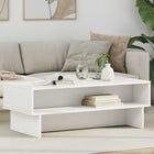 Coffee Table White 100 x 46 x 35 cm Engineered Wood
