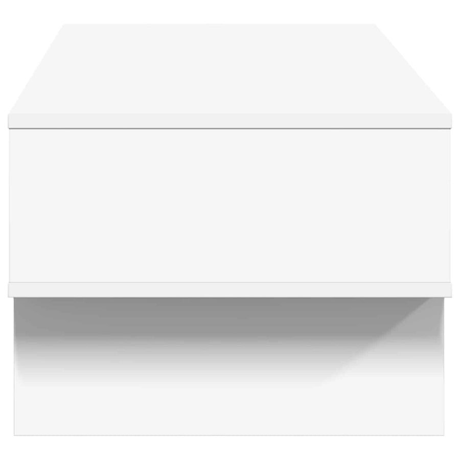 Salontafel Wit 100 x 46 x 35 cm Bewerkt hout