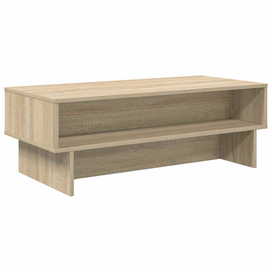 Salontafel Sonoma Eiken 100 x 46 x 35 cm Bewerkt hout