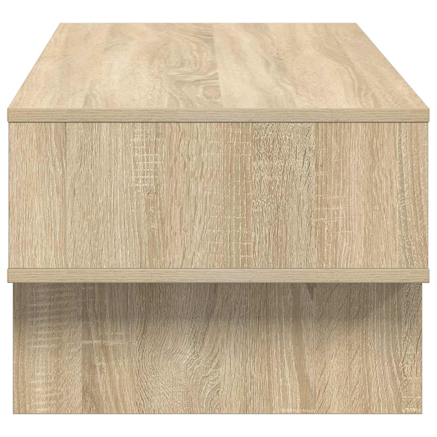 Salontafel Sonoma Eiken 100 x 46 x 35 cm Bewerkt hout