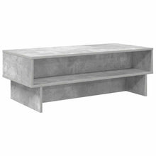 Salontafel Beton Grijs 100 x 46 x 35 cm Bewerkt hout