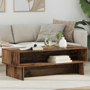 Salontafel bewerkt hout 100x46x35 cm oudhout