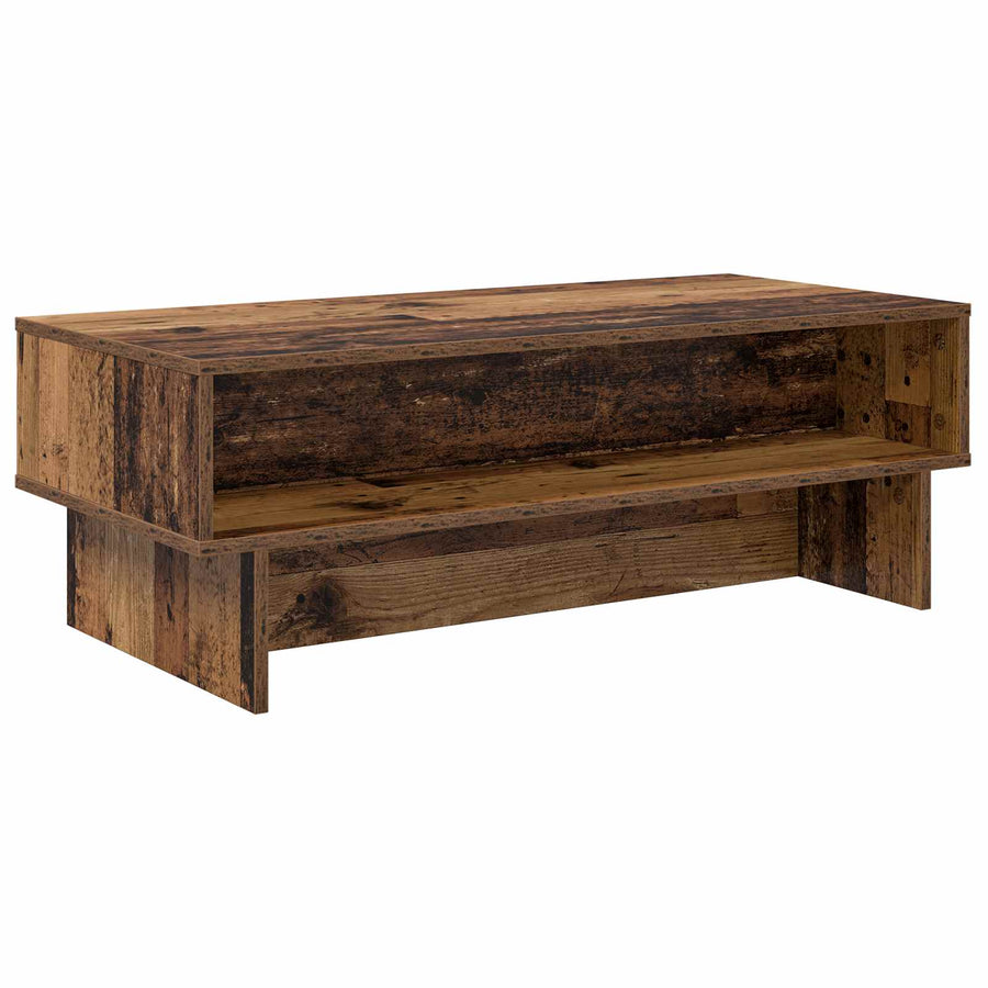 Salontafel Oudhout 100 x 46 x 35 cm Bewerkt hout