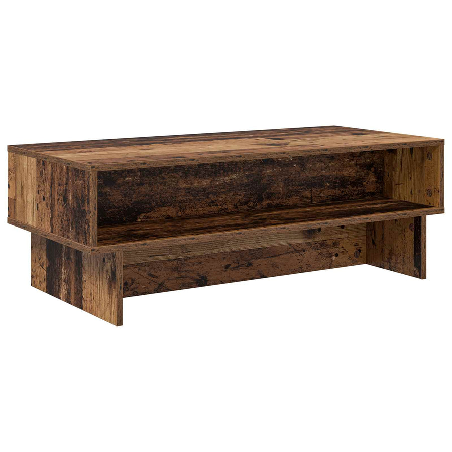 Salontafel Oudhout 100 x 46 x 35 cm Bewerkt hout
