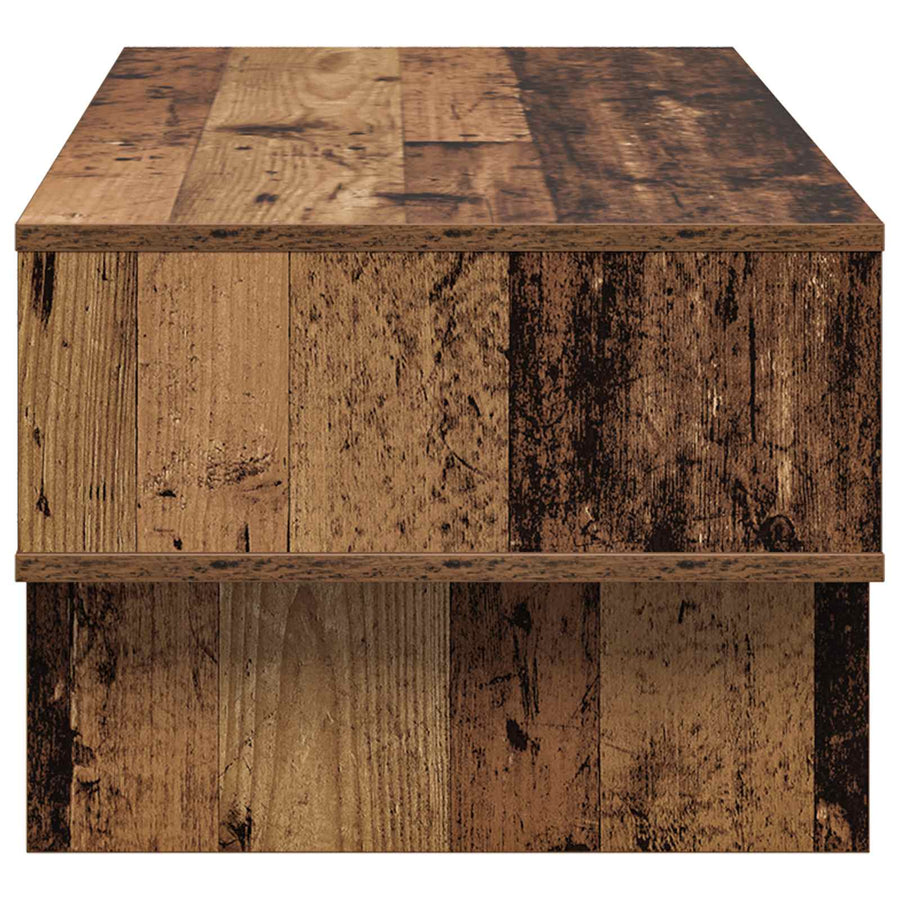 Salontafel Oudhout 100 x 46 x 35 cm Bewerkt hout