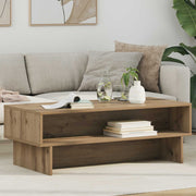 Salontafel 100x46x35 cm bewerkt hout artisan eiken