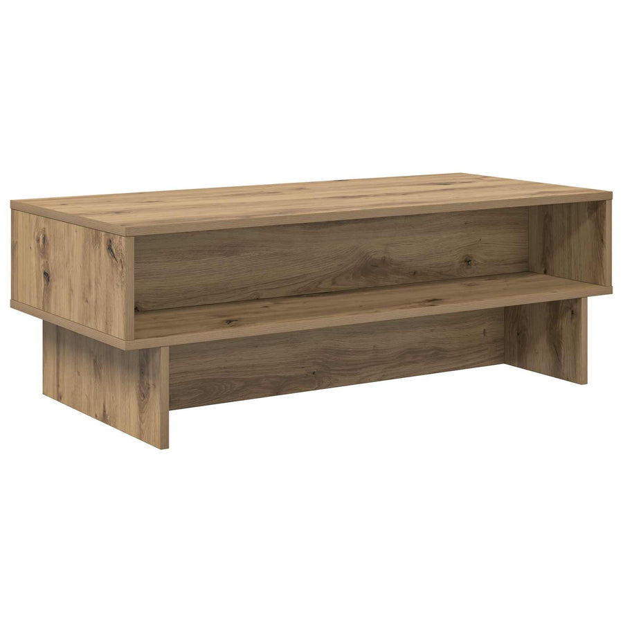 Salontafel Artisan Eiken 100 x 46 x 35 cm Bewerkt hout