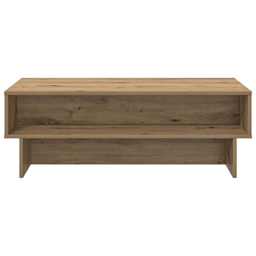 Salontafel Artisan Eiken 100 x 46 x 35 cm Bewerkt hout