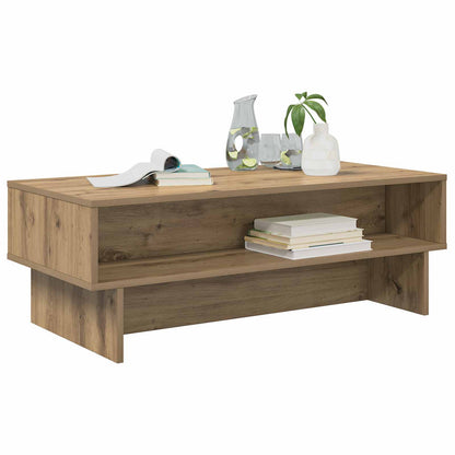 Salontafel Artisan Eiken 100 x 46 x 35 cm Bewerkt hout